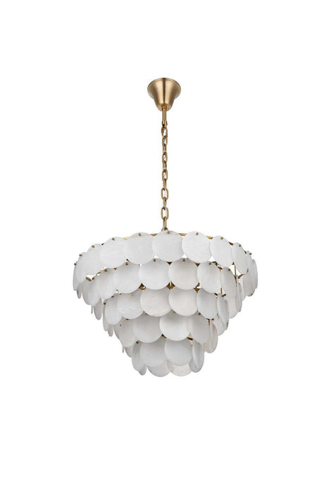 Elegant Lighting - 1010G36SG-11ST - 29 Light Chandelier - Charlotte - Satin Gold
