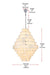 Elegant Lighting - 1010G42C-11ST - 66 Light Chandelier - Charlotte - Chrome