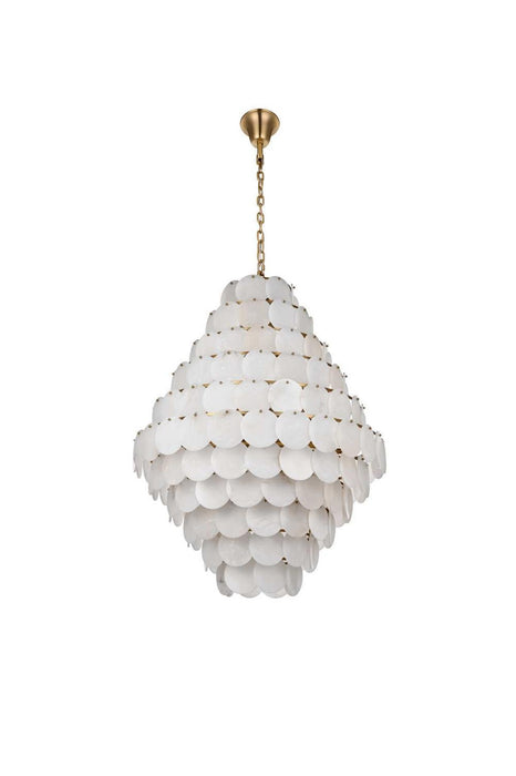 Elegant Lighting - 1010G42SG-11ST - 66 Light Chandelier - Charlotte - Satin Gold