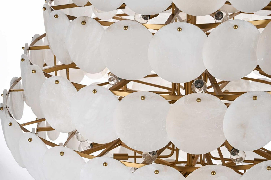Elegant Lighting - 1010G48SG-11ST - 90 Light Chandelier - Charlotte - Satin Gold