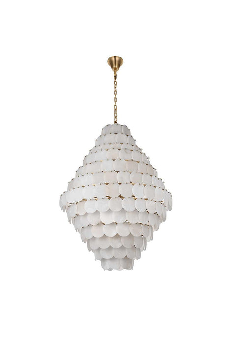 Elegant Lighting - 1010G48SG-11ST - 90 Light Chandelier - Charlotte - Satin Gold