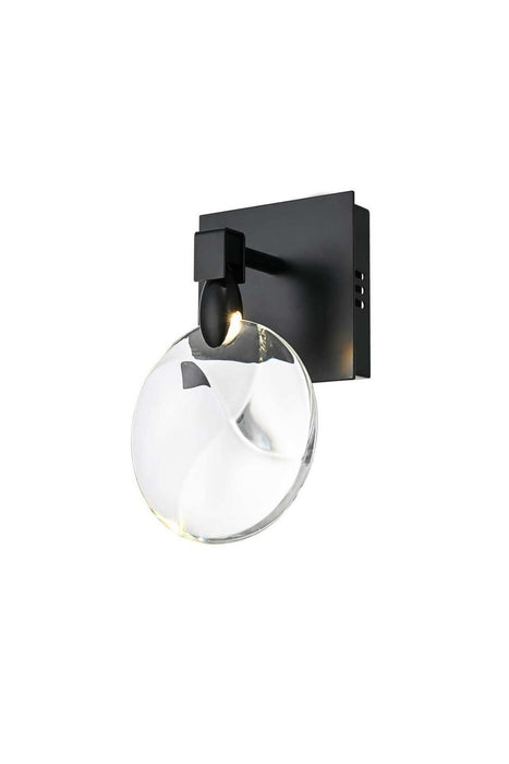 Elegant Lighting - 1012W6BK-01CR - LED Wall Sconce - Avery - Black