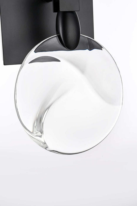 Elegant Lighting - 1012W6BK-01CR - LED Wall Sconce - Avery - Black