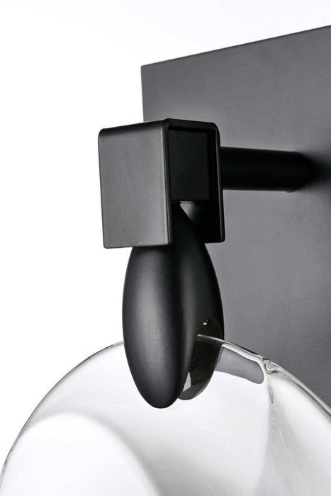 Elegant Lighting - 1012W6BK-01CR - LED Wall Sconce - Avery - Black