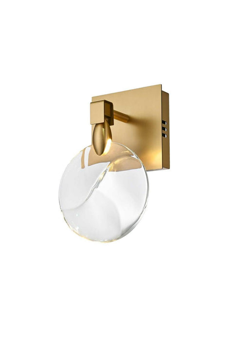 Elegant Lighting - 1012W6SG-01CR - LED Wall Sconce - Avery - Satin Gold