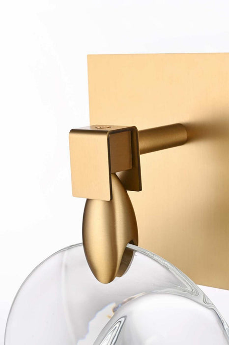 Elegant Lighting - 1012W6SG-01CR - LED Wall Sconce - Avery - Satin Gold