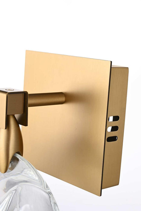 Elegant Lighting - 1012W6SG-01CR - LED Wall Sconce - Avery - Satin Gold