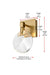 Elegant Lighting - 1012W6SG-01CR - LED Wall Sconce - Avery - Satin Gold