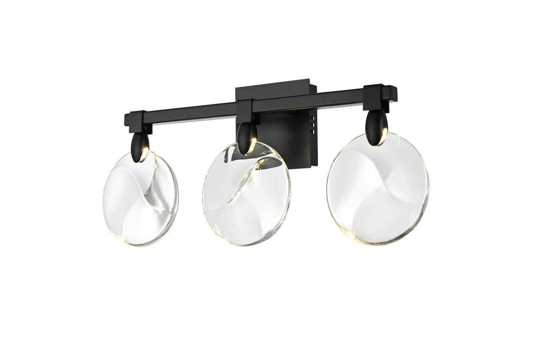 Elegant Lighting - 1012W22BK-01CR - LED Wall Sconce - Avery - Black