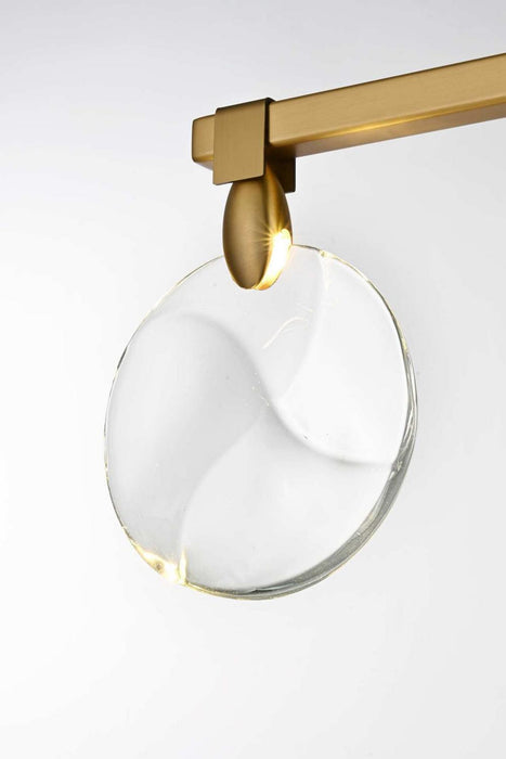 Elegant Lighting - 1012W22SG-01CR - LED Wall Sconce - Avery - Satin Gold