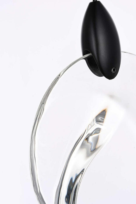 Elegant Lighting - 1012D6BK-01CR - LED Pendant - Avery - Black