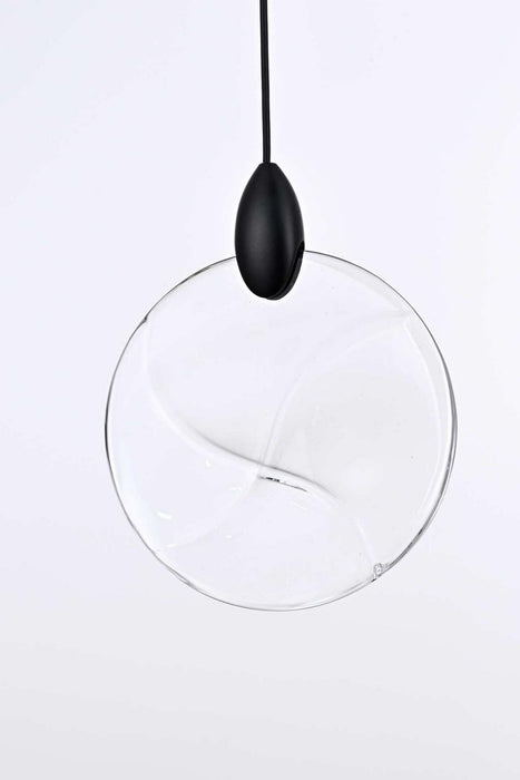 Elegant Lighting - 1012D6BK-01CR - LED Pendant - Avery - Black