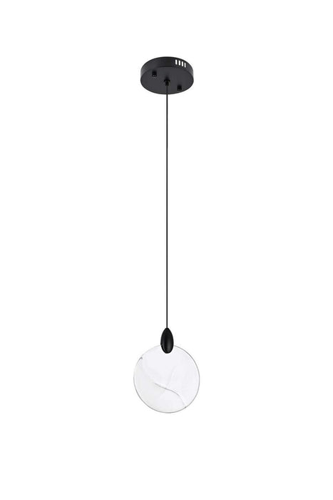 Elegant Lighting - 1012D6BK-01CR - LED Pendant - Avery - Black