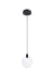 Elegant Lighting - 1012D6BK-01CR - LED Pendant - Avery - Black