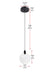 Elegant Lighting - 1012D6BK-01CR - LED Pendant - Avery - Black