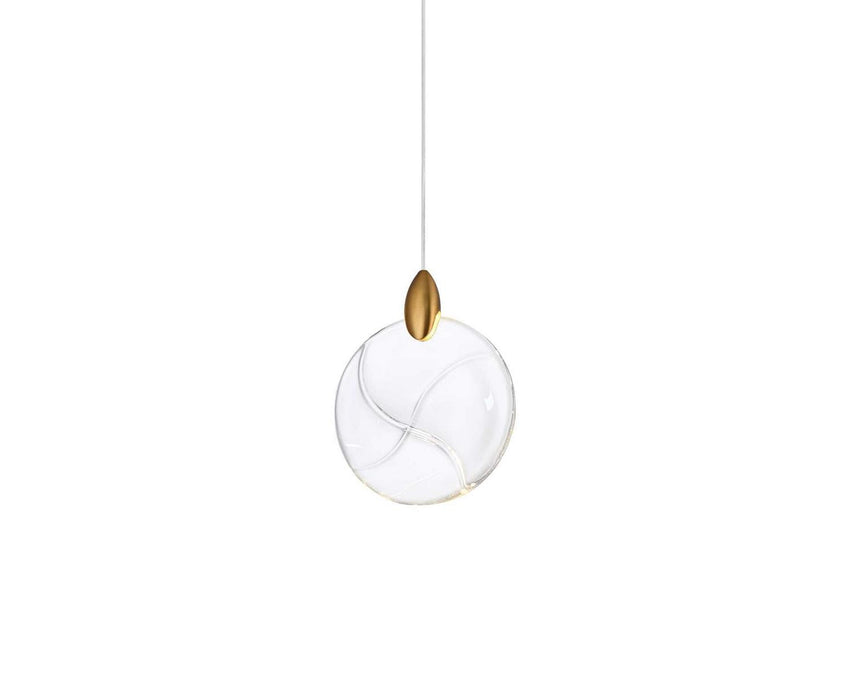 Elegant Lighting - 1012D6SG-01CR - LED Pendant - Avery - Satin Gold