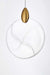 Elegant Lighting - 1012D6SG-01CR - LED Pendant - Avery - Satin Gold