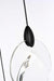 Elegant Lighting - 1012D12BK-01CR - LED Pendant - Avery - Black