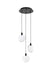 Elegant Lighting - 1012D12BK-01CR - LED Pendant - Avery - Black