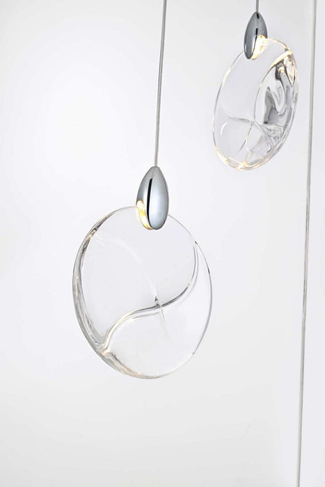 Elegant Lighting - 1012D12C-01CR - LED Pendant - Avery - Chrome