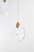 Elegant Lighting - 1012D12SG-01CR - LED Pendant - Avery - Satin Gold