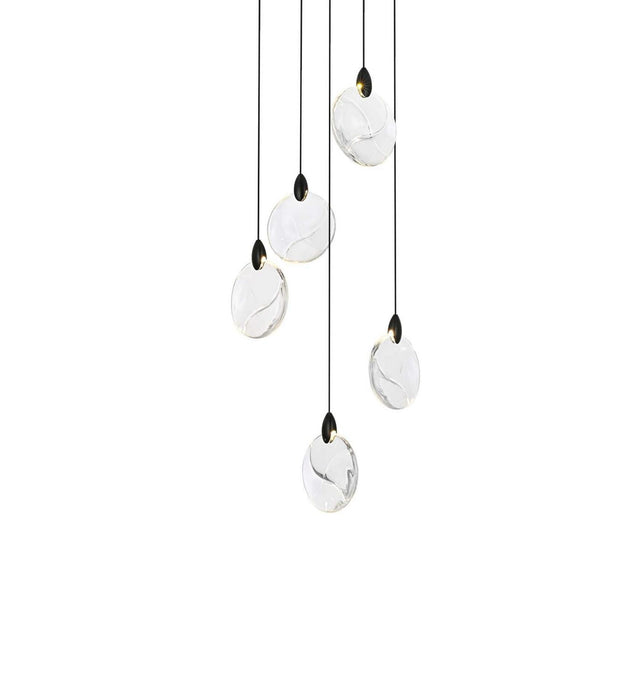 Elegant Lighting - 1012D16BK-01CR - LED Pendant - Avery - Black