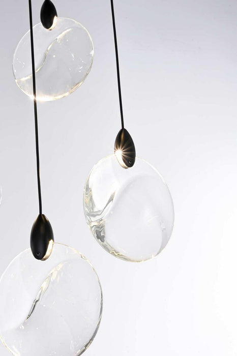 Elegant Lighting - 1012D16BK-01CR - LED Pendant - Avery - Black