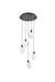 Elegant Lighting - 1012D16BK-01CR - LED Pendant - Avery - Black