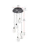 Elegant Lighting - 1012D16BK-01CR - LED Pendant - Avery - Black