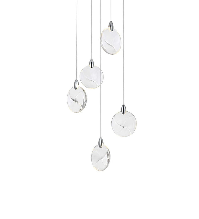Elegant Lighting - 1012D16C-01CR - LED Pendant - Avery - Chrome