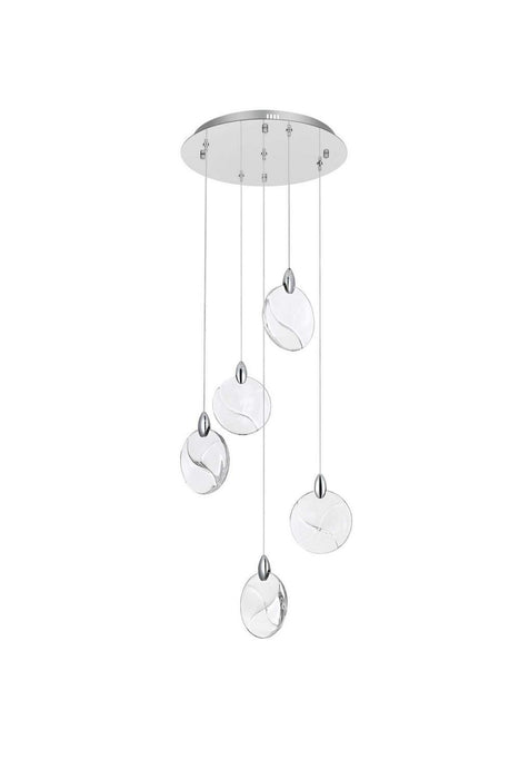 Elegant Lighting - 1012D16C-01CR - LED Pendant - Avery - Chrome