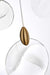 Elegant Lighting - 1012D16SG-01CR - LED Pendant - Avery - Satin Gold