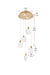 Elegant Lighting - 1012D16SG-01CR - LED Pendant - Avery - Satin Gold