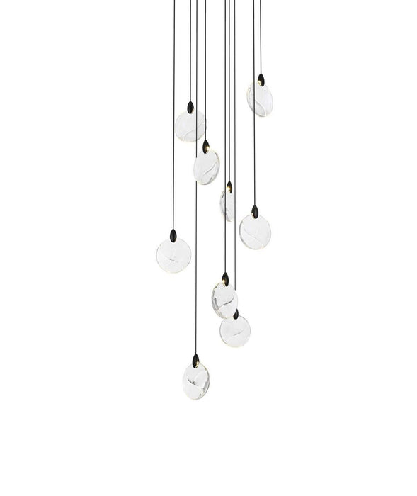 Elegant Lighting - 1012D20BK-01CR - LED Pendant - Avery - Black