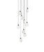 Elegant Lighting - 1012D20BK-01CR - LED Pendant - Avery - Black