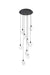 Elegant Lighting - 1012D20BK-01CR - LED Pendant - Avery - Black