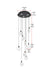 Elegant Lighting - 1012D20BK-01CR - LED Pendant - Avery - Black