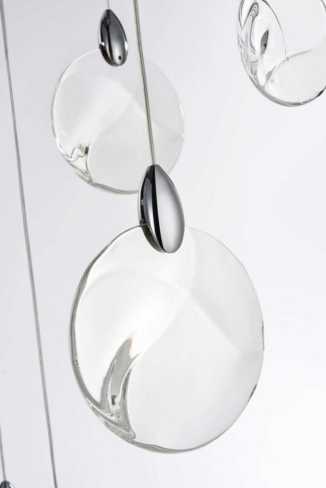 Elegant Lighting - 1012D20C-01CR - LED Pendant - Avery - Chrome