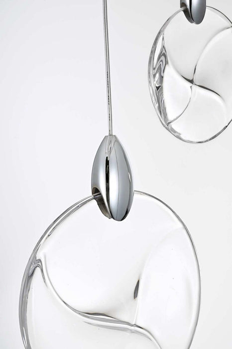 Elegant Lighting - 1012D20C-01CR - LED Pendant - Avery - Chrome