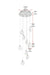 Elegant Lighting - 1012D20C-01CR - LED Pendant - Avery - Chrome