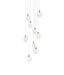 Elegant Lighting - 1012D20SG-01CR - LED Pendant - Avery - Satin Gold