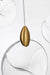 Elegant Lighting - 1012D20SG-01CR - LED Pendant - Avery - Satin Gold