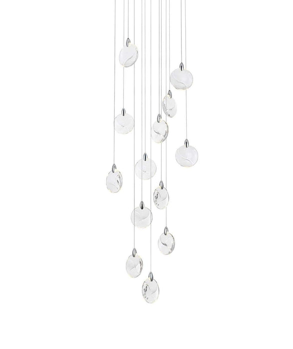 Elegant Lighting - 1012D24C-01CR - LED Pendant - Avery - Chrome