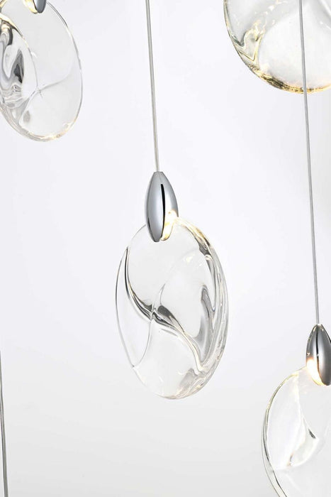 Elegant Lighting - 1012D24C-01CR - LED Pendant - Avery - Chrome