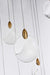 Elegant Lighting - 1012D24SG-01CR - LED Pendant - Avery - Satin Gold