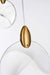 Elegant Lighting - 1012D24SG-01CR - LED Pendant - Avery - Satin Gold