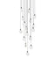 Elegant Lighting - 1012D28BK-01CR - LED Pendant - Avery - Black