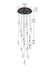 Elegant Lighting - 1012D28BK-01CR - LED Pendant - Avery - Black