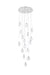 Elegant Lighting - 1012D28C-01CR - LED Pendant - Avery - Chrome