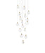 Elegant Lighting - 1012D28SG-01CR - LED Pendant - Avery - Satin Gold